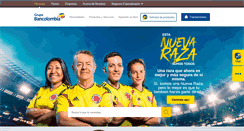 Desktop Screenshot of grupobancolombia.com